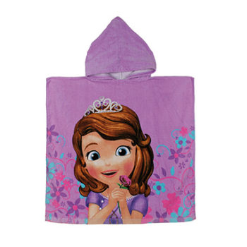 Toalla poncho infantil Princesa