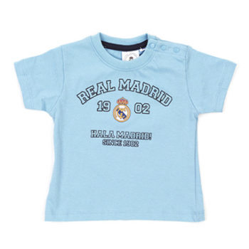 Camiseta manga corta bebe Real Madrid