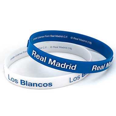 Pulsera azul y blanca Real Madrid