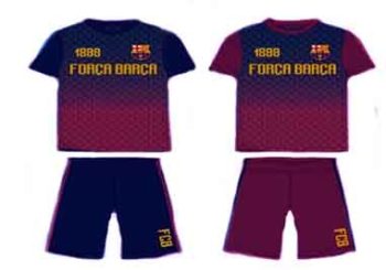 Camiseta y pantalon corto Fc Barcelona